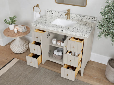 Atlanta 42 in. W x 22 in. D Single Sink Bathroom Vanity