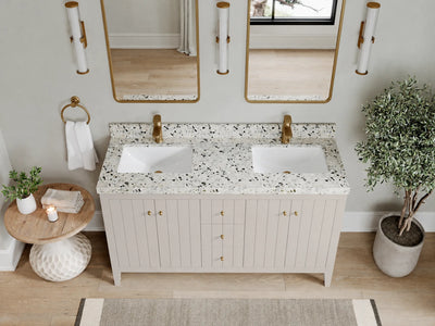 Atlanta 60 in. W x 22 in. D Double Sink Bathroom Vanity