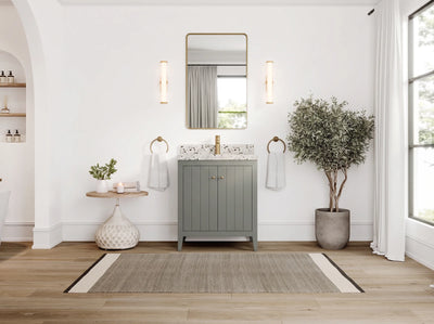 Atlanta 30 in. W x 22 in. D Single Sink Bathroom Vanity