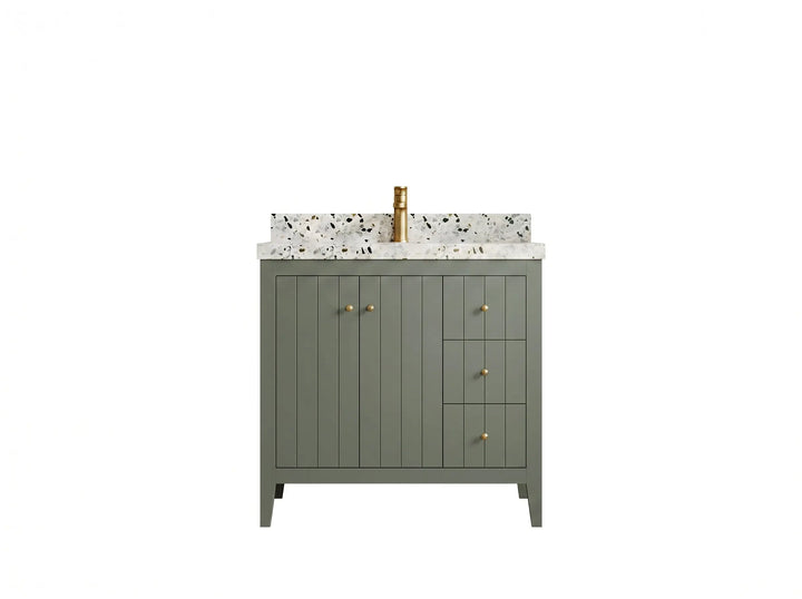Atlanta 36 in. W x 22 in. D Center Sink Bathroom Vanity - photo 1