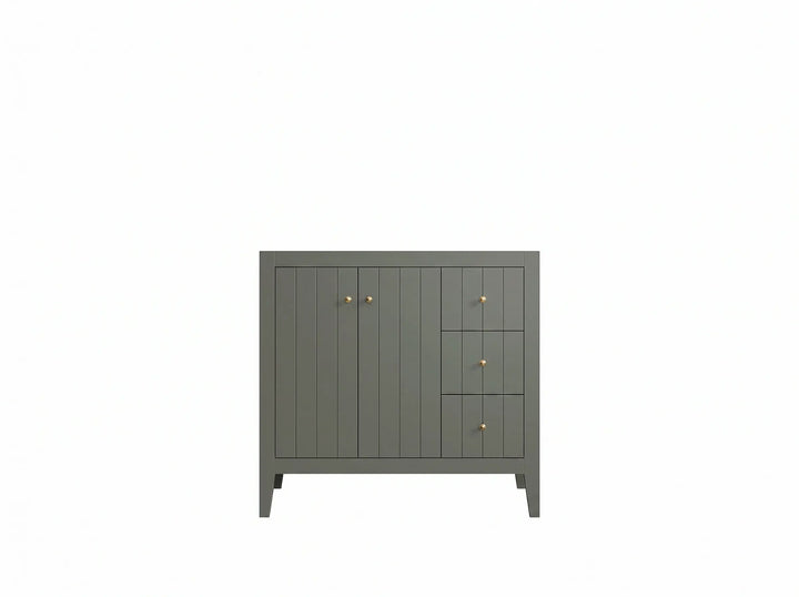 Atlanta 36 in. W x 22 in. D Left Offset Sink Bathroom Vanity - photo 3