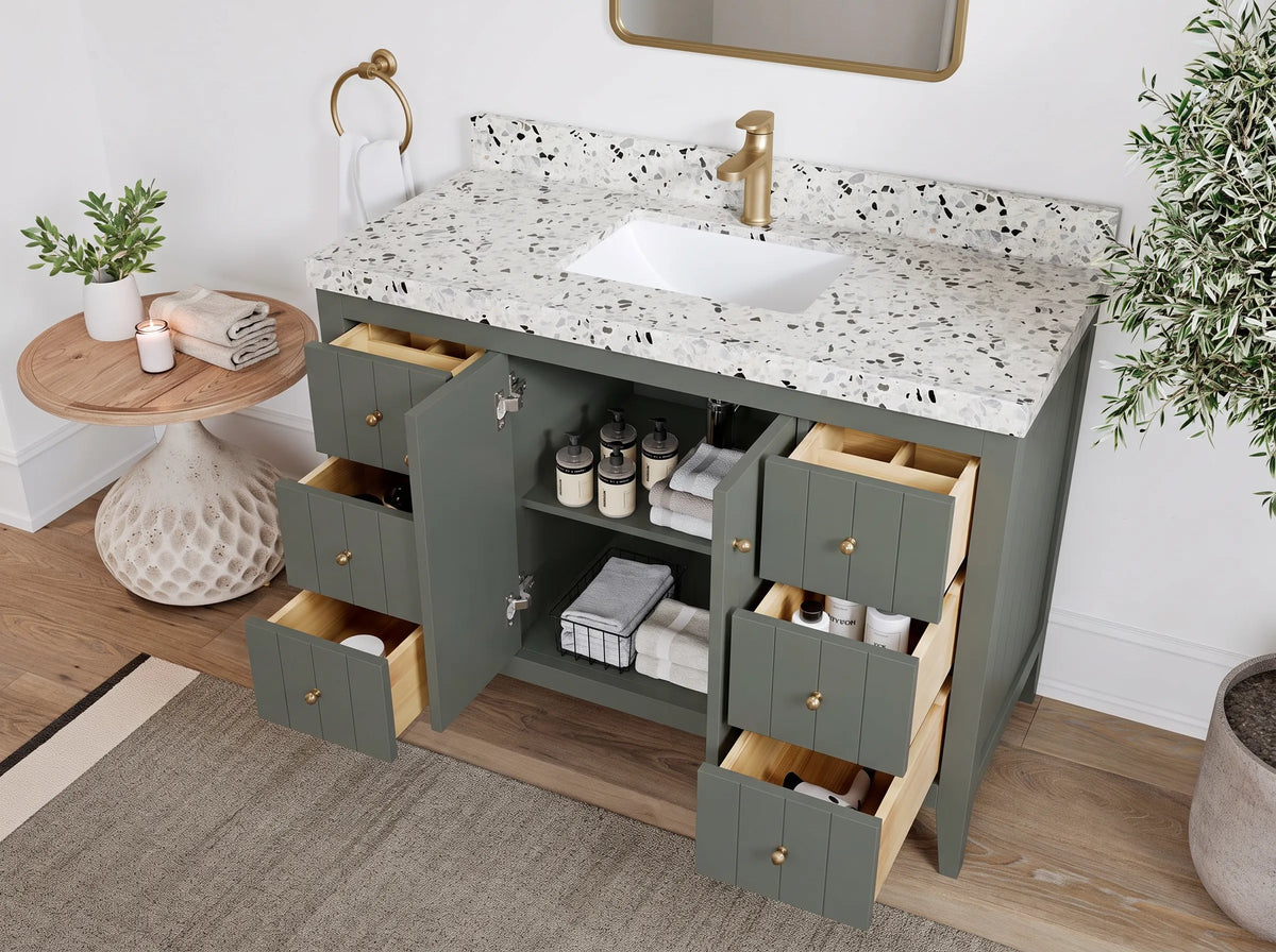 Atlanta 48 in. W x 22 in. D Single Sink Bathroom Vanity
