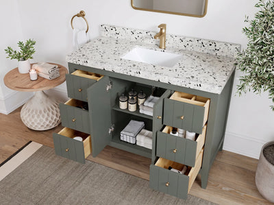 Atlanta 48 in. W x 22 in. D Single Sink Bathroom Vanity