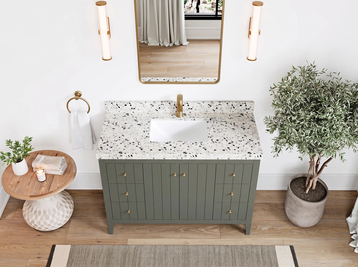 Atlanta 48 in. W x 22 in. D Single Sink Bathroom Vanity
