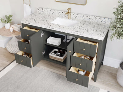 Atlanta 60 in. W x 22 in. D Single Sink Bathroom Vanity