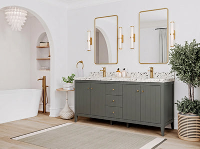 Atlanta 72 in. W x 22 in. D Double Sink Bathroom Vanity