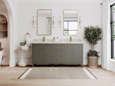 Atlanta 72 in. W x 22 in. D Double Sink Bathroom Vanity