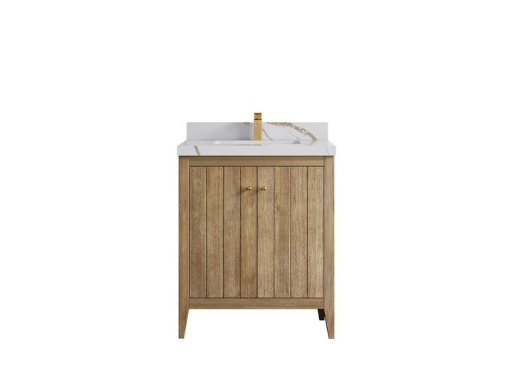 Atlanta Teak Wood 30 in. W x 22 in. D Single Sink Bathroom Vanity - photo 15