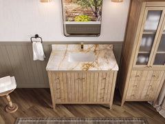 Atlanta Teak Wood 42 in. W x 22 in. D Single Sink Bathroom Vanity - photo 47