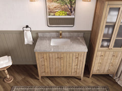 Atlanta Teak Wood 42 in. W x 22 in. D Single Sink Bathroom Vanity - photo 49