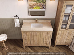 Atlanta Teak Wood 42 in. W x 22 in. D Single Sink Bathroom Vanity - photo 50