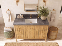 Atlanta Teak Wood 48 in. W x 22 in. D Single Sink Bathroom Vanity - photo 27
