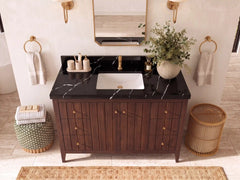 Atlanta Teak Wood 48 in. W x 22 in. D Single Sink Bathroom Vanity - photo 18