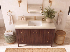 Atlanta Teak Wood 48 in. W x 22 in. D Single Sink Bathroom Vanity - photo 27