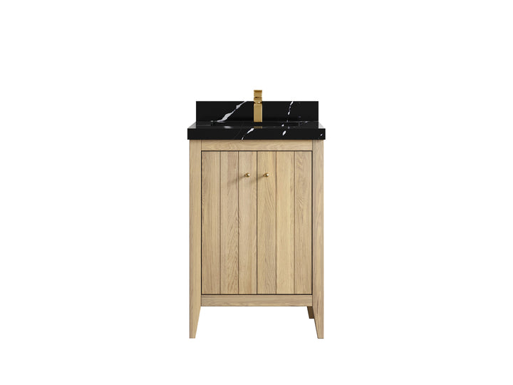 Atlanta White Oak 24 in. W x 22 in. D Single Sink Bathroom Vanity - photo 5