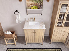 Atlanta White Oak 30 in. W x 22 in. D Single Sink Bathroom Vanity - photo 39