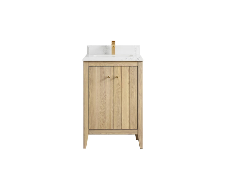 Atlanta White Oak 24 in. W x 22 in. D Single Sink Bathroom Vanity - photo 14