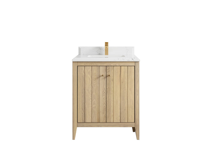 Atlanta White Oak 30 in. W x 22 in. D Single Sink Bathroom Vanity - photo 39