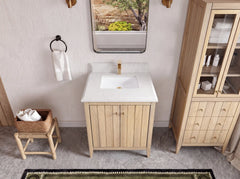 Atlanta White Oak 30 in. W x 22 in. D Single Sink Bathroom Vanity - photo 38