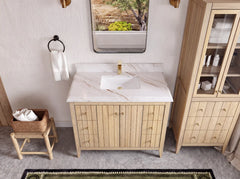 Atlanta White Oak 42 in. W x 22 in. D Single Sink Bathroom Vanity - photo 46
