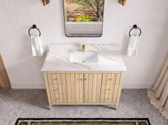 Atlanta White Oak 48 in. W x 22 in. D Single Sink Bathroom Vanity - photo 46