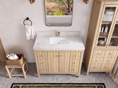 Atlanta White Oak 42 in. W x 22 in. D Single Sink Bathroom Vanity - photo 48