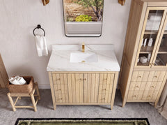 Atlanta White Oak 42 in. W x 22 in. D Single Sink Bathroom Vanity - photo 47