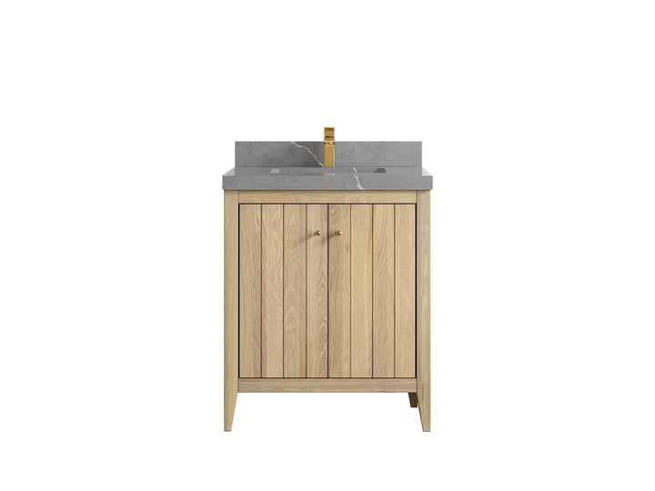 Atlanta White Oak 30 in. W x 22 in. D Single Sink Bathroom Vanity - photo 43