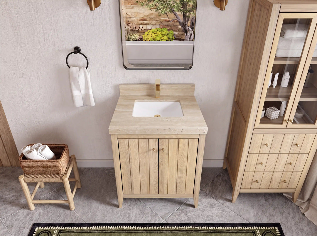 Atlanta White Oak 30 in. W x 22 in. D Single Sink Bathroom Vanity | 
              
                White Oak
                
                  
             - ATL_WHOK_WHQZ_30 - photo №40