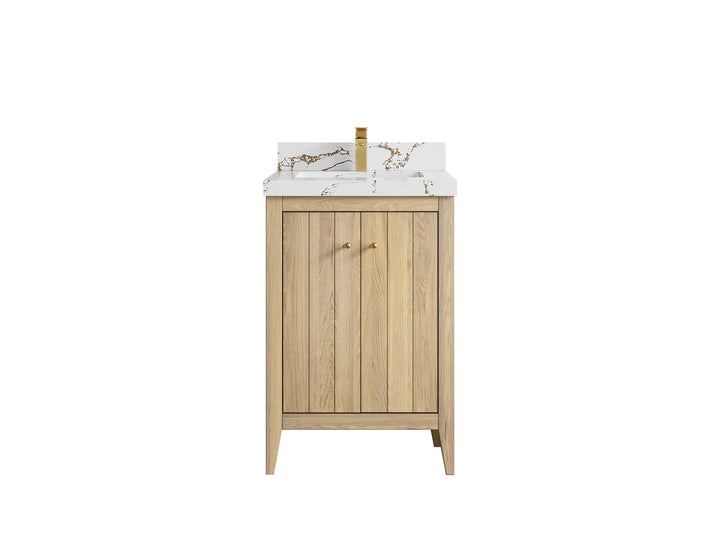 Atlanta White Oak 24 in. W x 22 in. D Single Sink Bathroom Vanity - photo 19