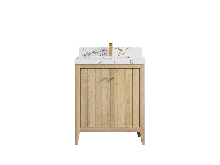 Atlanta White Oak 30 in. W x 22 in. D Single Sink Bathroom Vanity - photo 44
