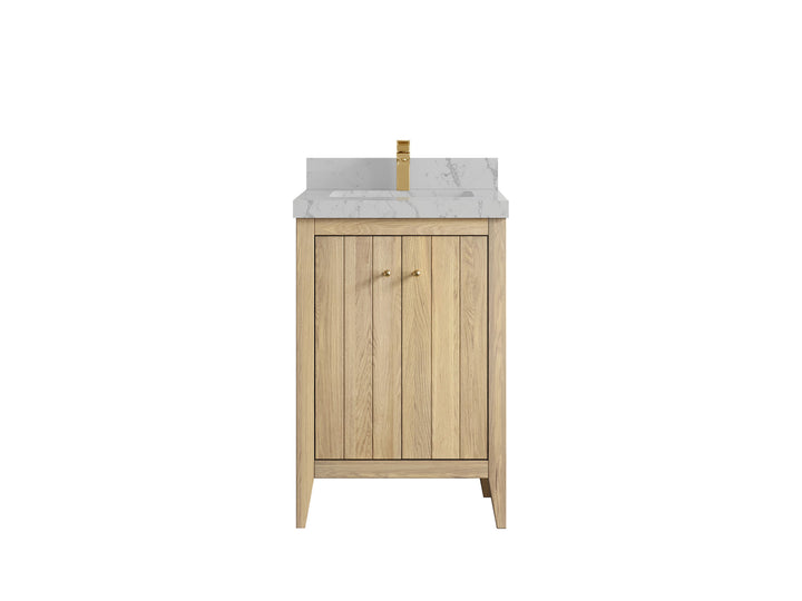 Atlanta White Oak 24 in. W x 22 in. D Single Sink Bathroom Vanity - photo 22