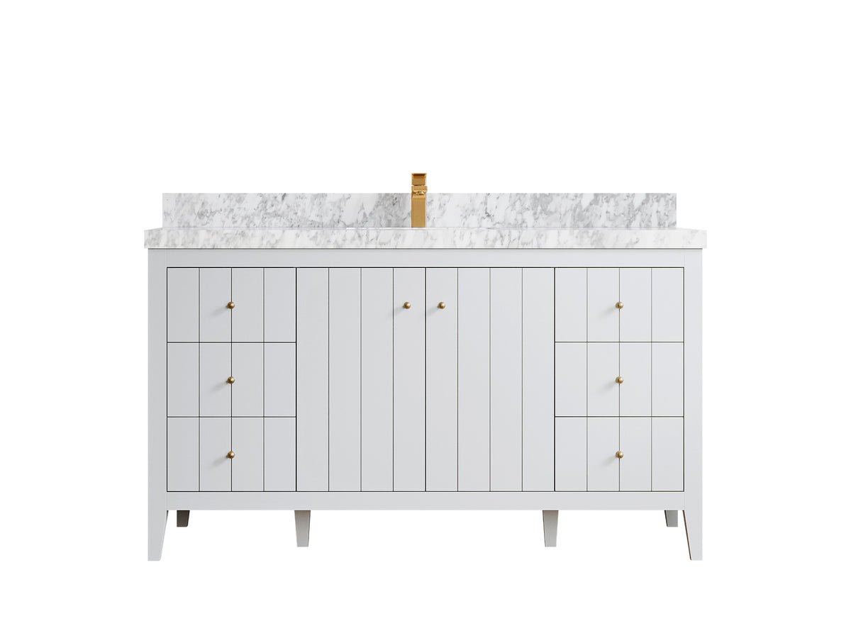Atlanta 60 in. W x 22 in. D Single Sink Bathroom Vanity