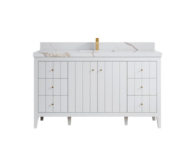 Atlanta 60 in. W x 22 in. D Single Sink Bathroom Vanity