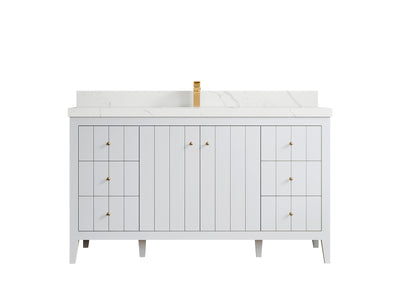 Atlanta 60 in. W x 22 in. D Single Sink Bathroom Vanity