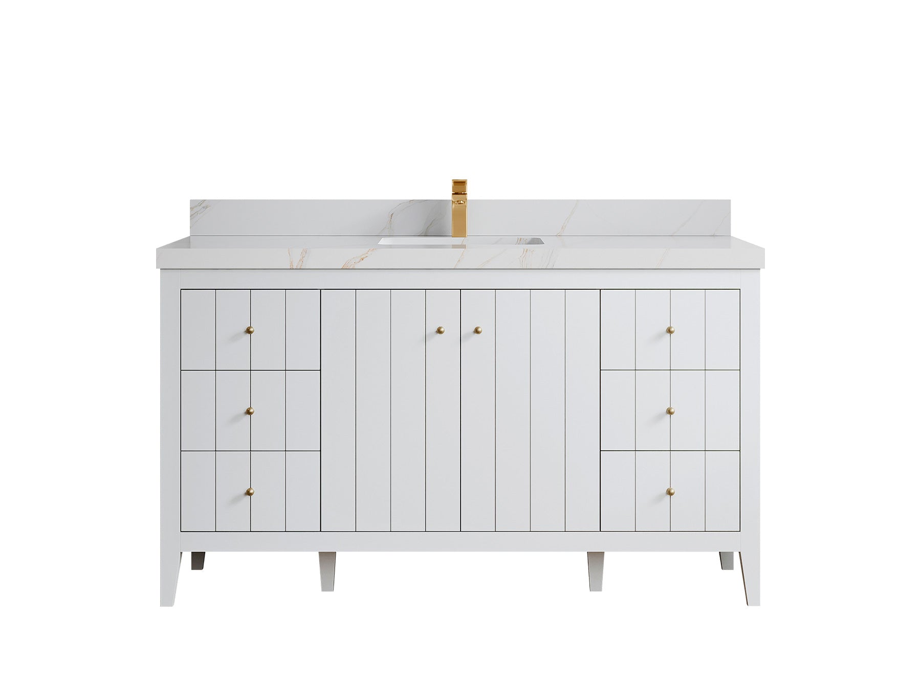 Atlanta 60 in. W x 22 in. D Single Sink Bathroom Vanity