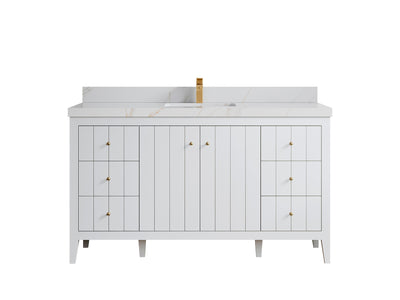 Atlanta 60 in. W x 22 in. D Single Sink Bathroom Vanity