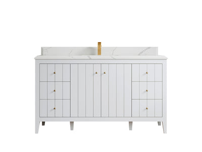 Atlanta 60 in. W x 22 in. D Single Sink Bathroom Vanity