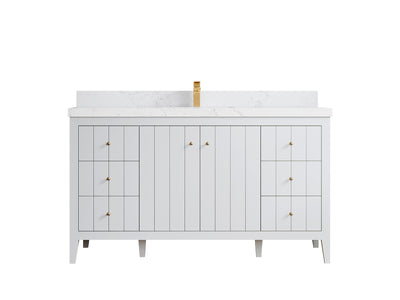 Atlanta 60 in. W x 22 in. D Single Sink Bathroom Vanity