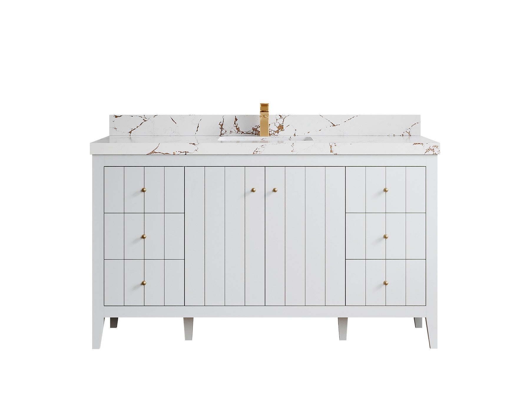 Atlanta 60 in. W x 22 in. D Single Sink Bathroom Vanity
