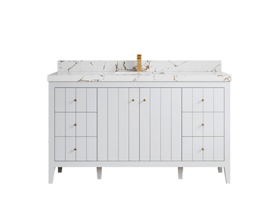 Atlanta 60 in. W x 22 in. D Single Sink Bathroom Vanity