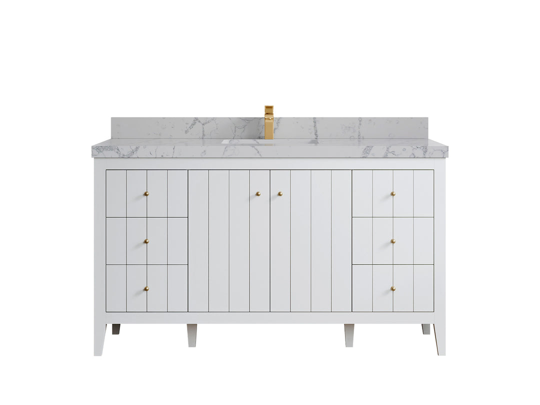 Atlanta 60 in. W x 22 in. D Single Sink Bathroom Vanity