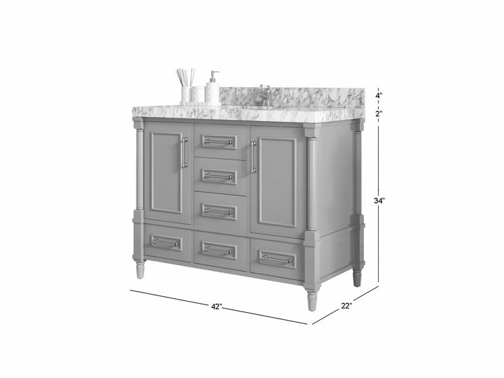 Aberdeen 42 in. W x 22 in. D Single Sink Bathroom Vanity - photo 5