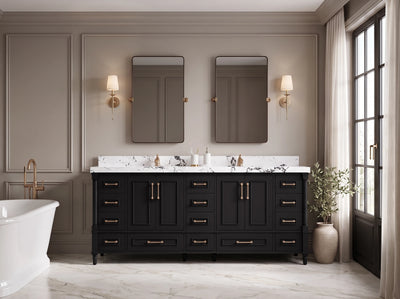 Aberdeen 80 in. W x 22 in. D Double Sink Bathroom Vanity