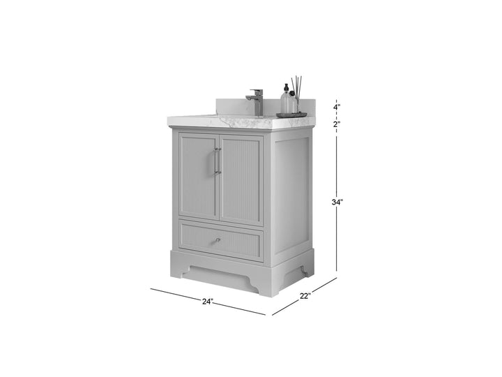 Alys 24 in. W x 22 in. D Single Sink Bathroom Vanity - photo 1