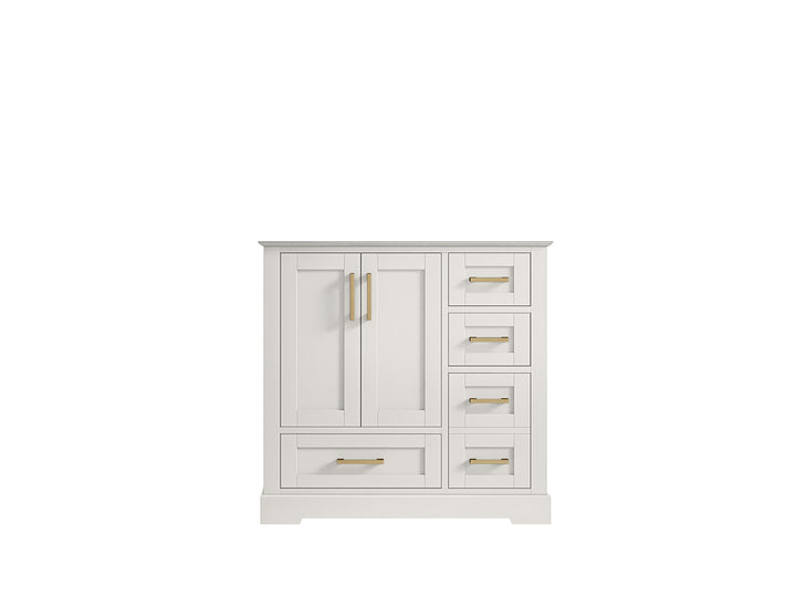 Boston 36 in. W x 22 in. D Center Sink Bathroom Vanity - photo 49