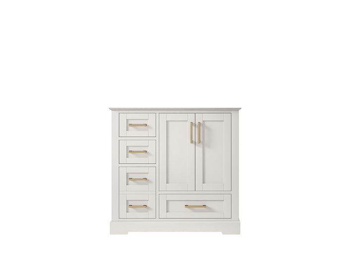 Boston 36 in. W x 22 in. D Right Offset Sink Bathroom Vanity - photo 6