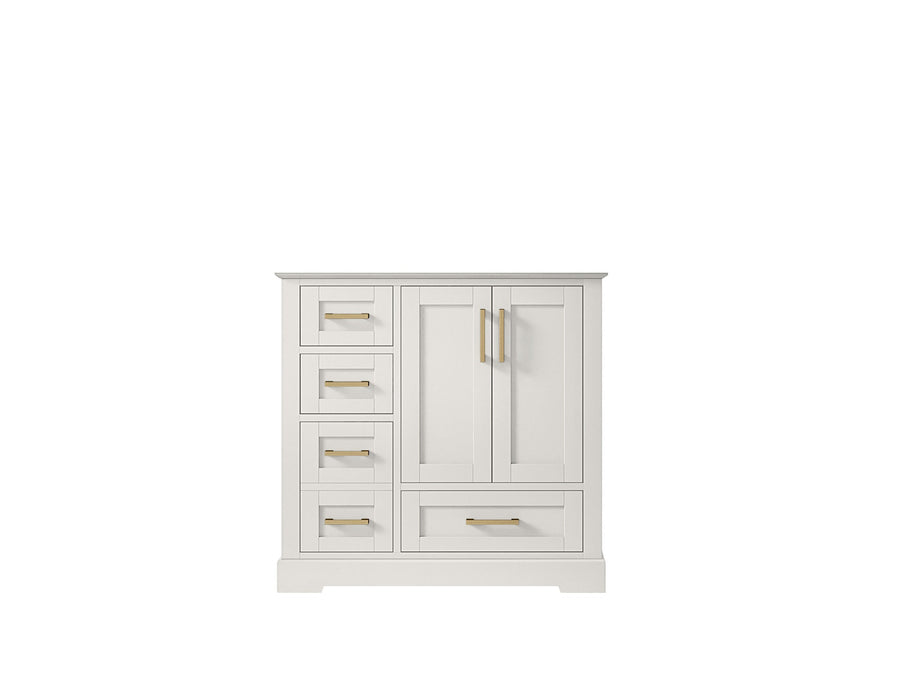 Boston 36 in. W x 22 in. D Right Offset Sink Vanity Cabinet