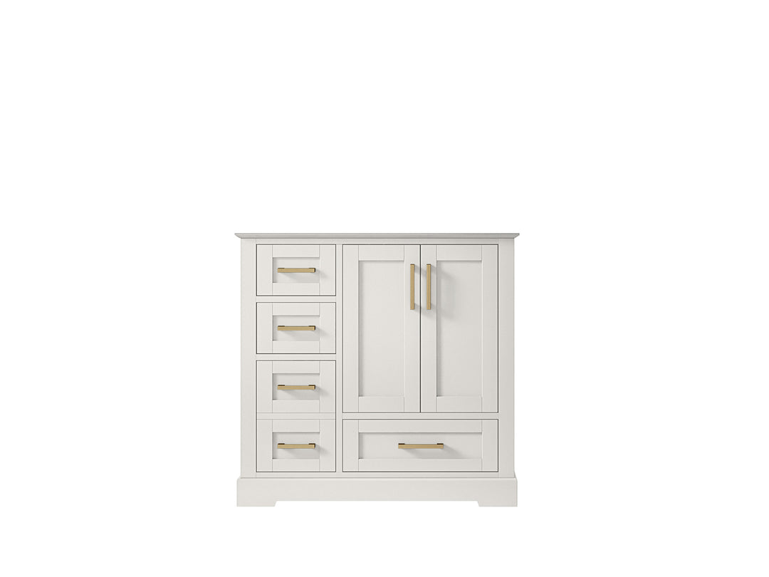 Boston 36" W x 22" D Center Sink Vanity for Modern Bathroom Spaces