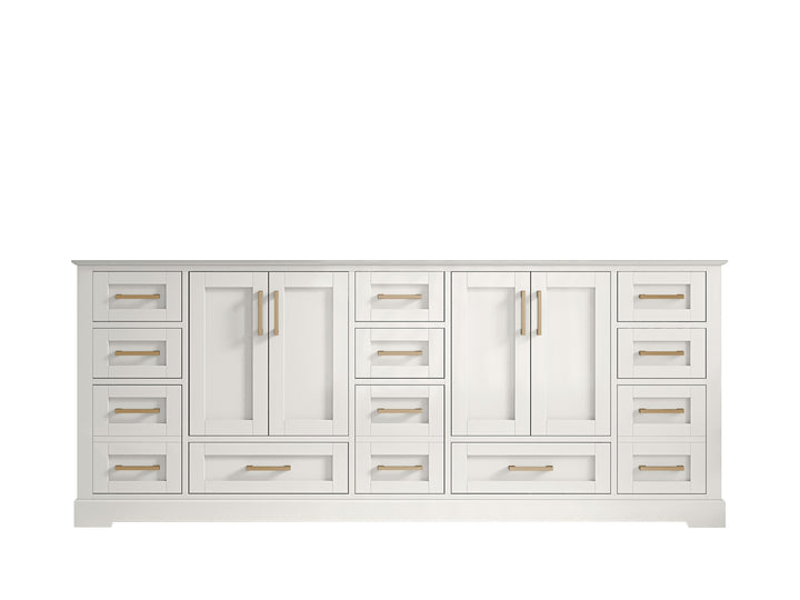 Boston 84 in. W x 22 in. D Double Sink Bathroom Vanity - photo 6